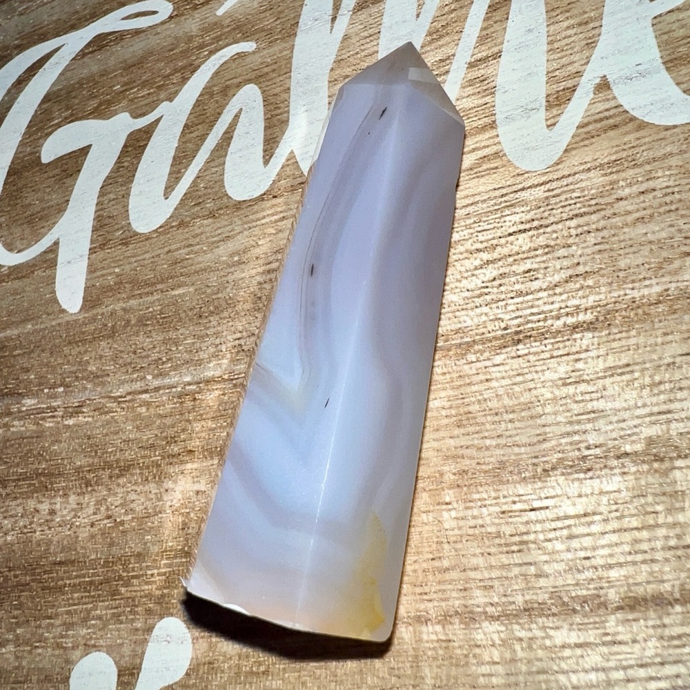 Banded Agate Crystal Tower (T47)